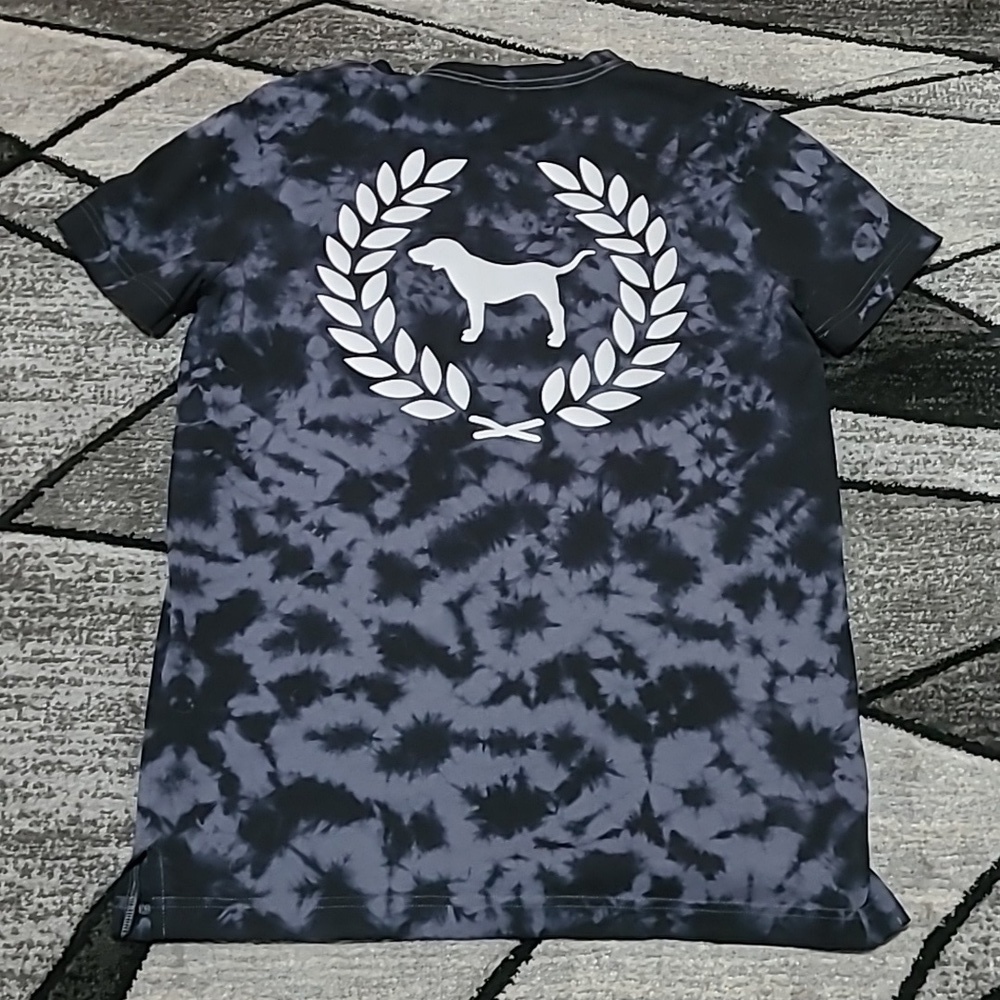 VS PINK 2018 CAMPUS FIT TIE-DYE DOG LOGO POCKET TEE-SHIRT PRICE FIRM